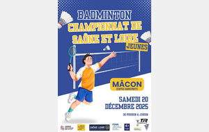 Championnat départemental Jeunes De Badminton de Saône et Loire