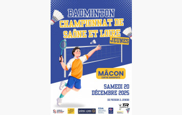 Championnat départemental Jeunes De Badminton de Saône et Loire2025 2026